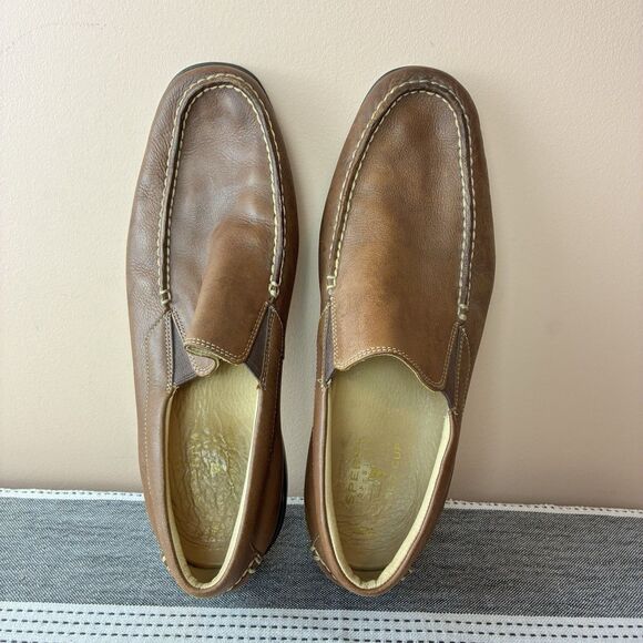 Sperry Top-Sider Mens Gold Boothbay Collection Brown Leather Loafer Size 11.5 main image 4